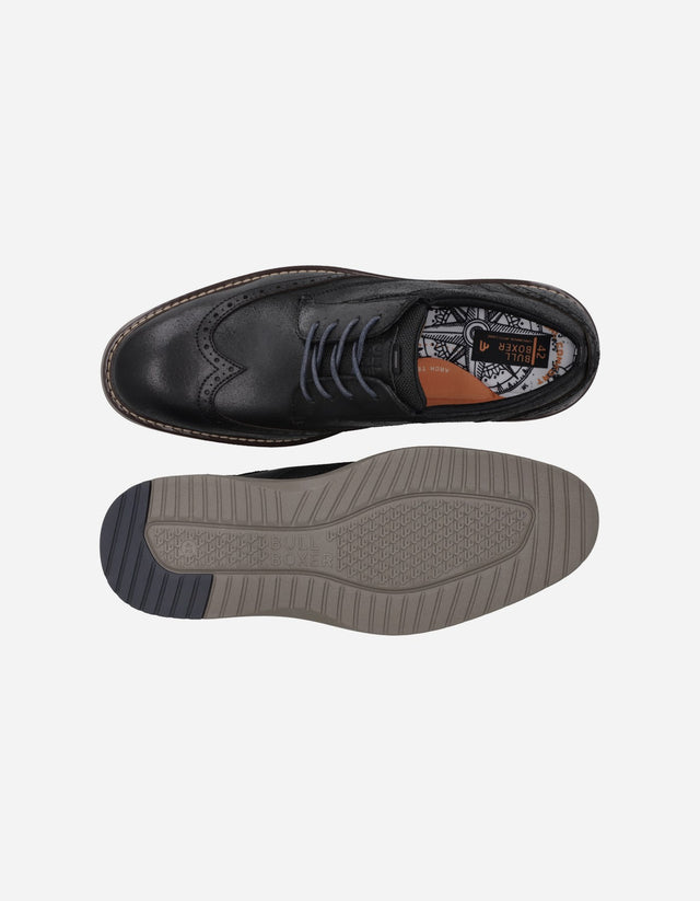 Zapatos Hombre Cuero Crieff-0-32 Negro Bullboxer