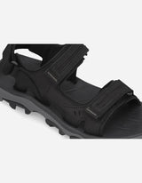 Sandalias Hombre Cuero Dangal-9-01 Negro