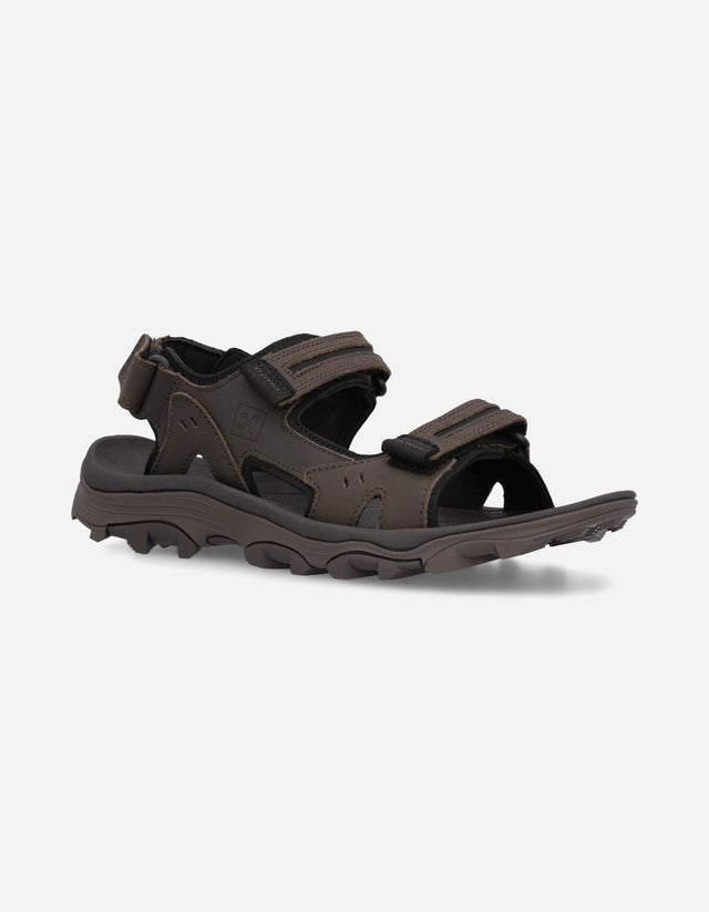 Sandalias Hombre Cuero Dangal-9-01 Taupé