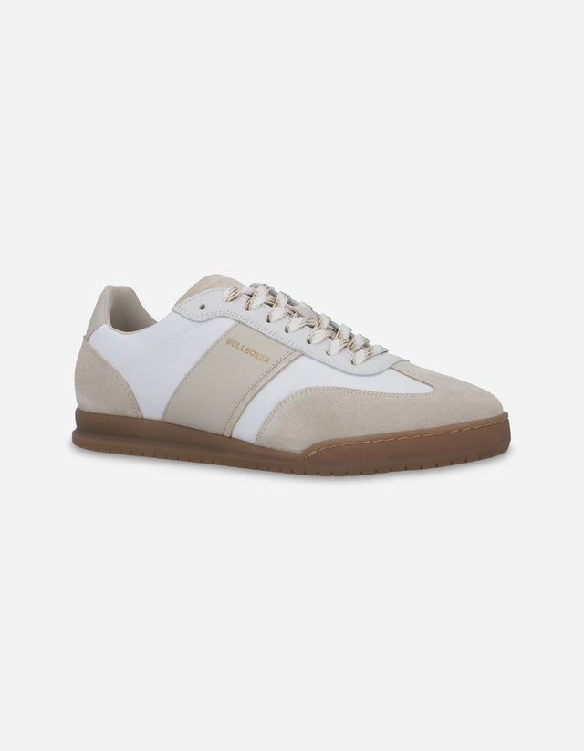 Bullboxer Zapatillas Hombre Urbanas Cuero Y Textil Delft-0-01 Blanco B