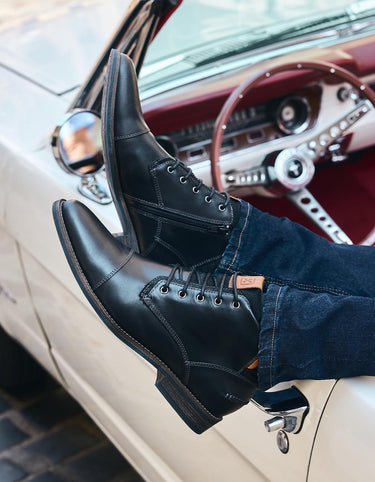 Botines Hombre Cuero Denizen-6-08 Negro