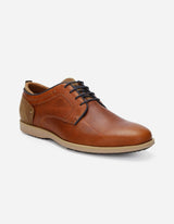 Zapatos Hombre Cordones Cuero Denver-0-06 Brandy