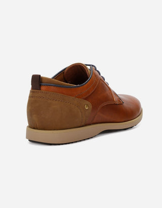 Zapatos Hombre Cordones Cuero Denver-0-06 Brandy
