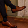Zapatos Hombre Suela Cuero Dommer-0-06 Brandy