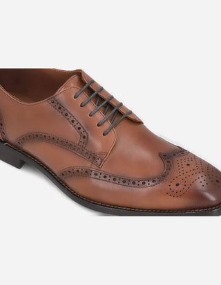 Zapatos Hombre Suela Cuero Dommer-0-06 Brandy