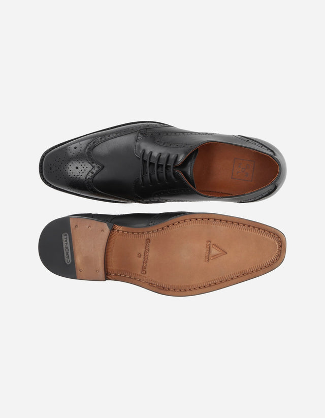 Zapatos Formal Hombre Suela Cuero Dommer-0-06 Negro