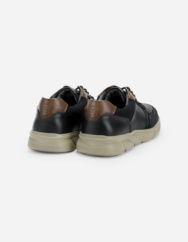 Zapatillas Hombre Cuero Dosscourt-0-02 Negro