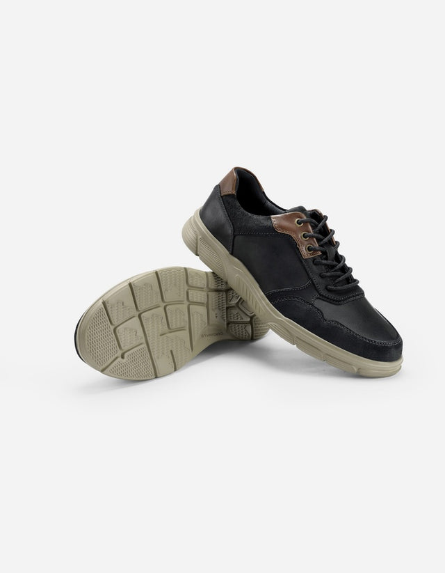 Zapatillas Hombre Cuero Dosscourt-0-02 Negro