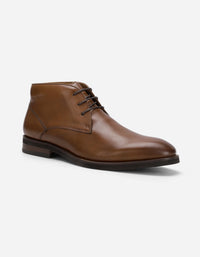 Botín Formal Hombre Cuero Chukka Enfield Brandy