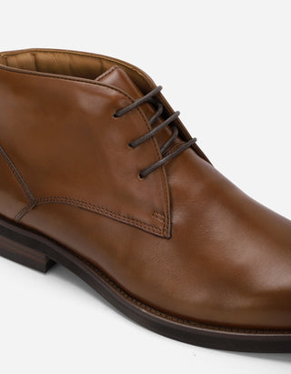 Botín Formal Hombre Cuero Chukka Enfield Brandy
