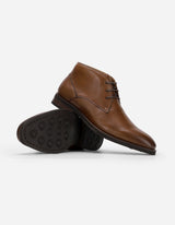 Botín Formal Hombre Cuero Chukka Enfield Brandy