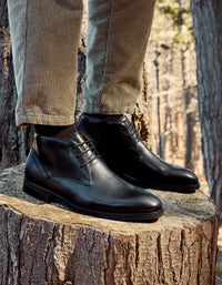 Botín Formal Hombre Cuero Chukka Enfield Negro