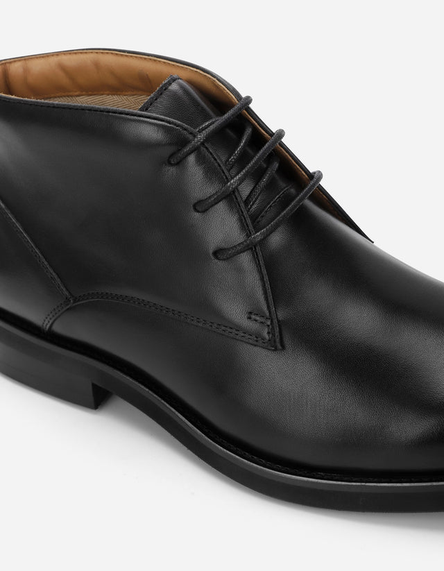 Botín Formal Hombre Cuero Chukka Enfield Negro