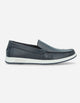 Mocasines Hombre Cuero Faro-4-04 Azul