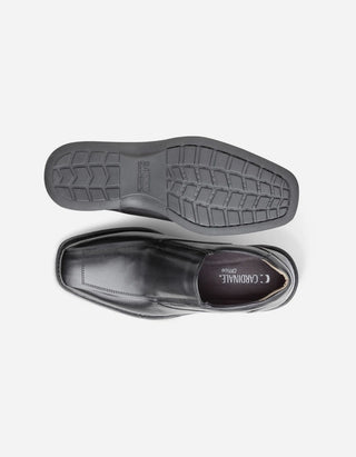 Zapatos Hombre Cuero Slip-On 24 Flex Financial-3-81-Negro