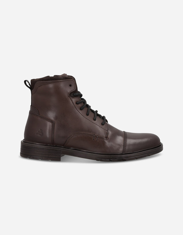 Botines Bototos Urbanos Hombre Cuero Fuse-6-21 Café Bullboxer