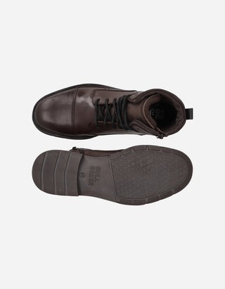 Botines Bototos Urbanos Hombre Cuero Fuse-6-21 Café Bullboxer