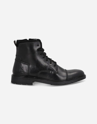 Botines Bototos Urbanos Hombre Cuero Fuse-6-21 Negro Bullboxer