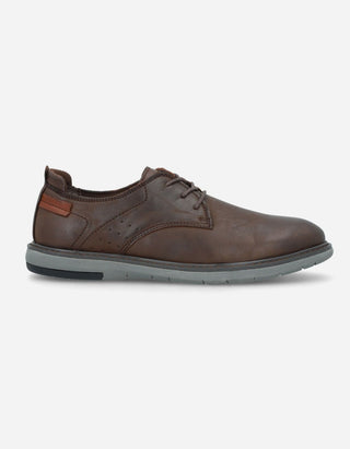 Zapatos Hombre Cuero Gand-0-50 Café