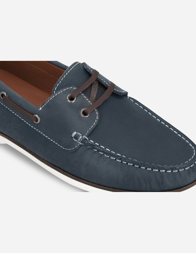 Zapatos Hombre Cuero Gava-0-11 Azul