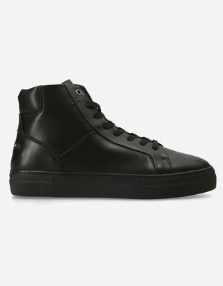 Bullboxer Zapatillas Hombre Caña Alta Cuero Glasgow-6-45 Negro
