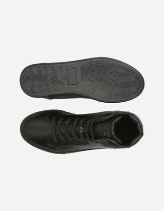 Bullboxer Zapatillas Hombre Caña Alta Cuero Glasgow-6-45 Negro
