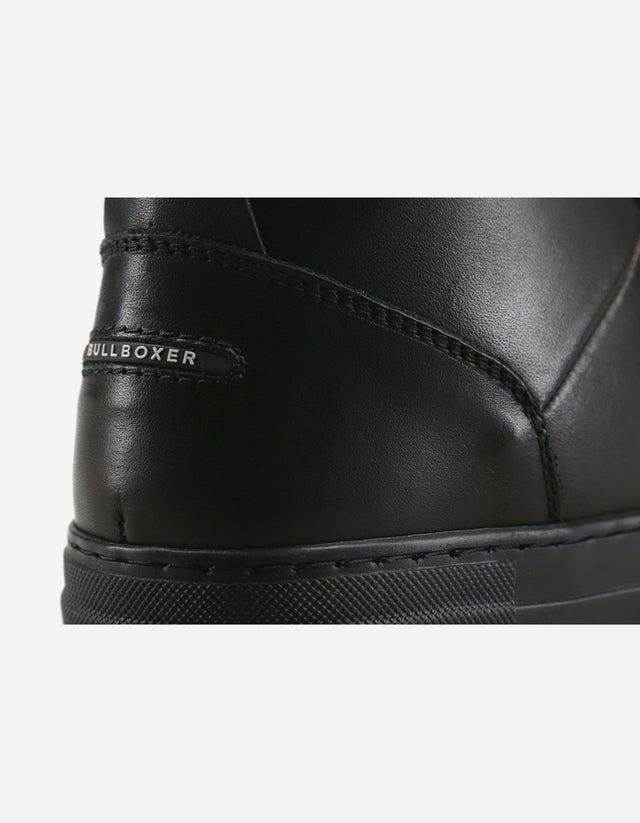 Bullboxer Zapatillas Hombre Caña Alta Cuero Glasgow-6-45 Negro