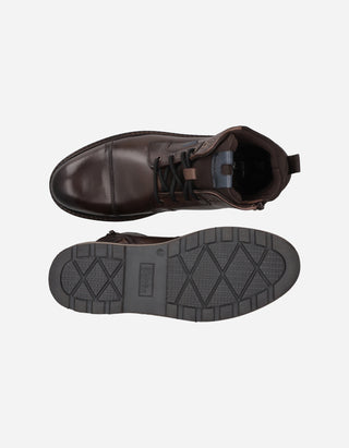 Botines Bototos Urbanos Hombre Cuero Grain-6-21 Café Bullboxer