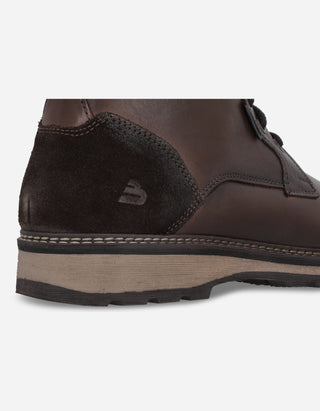 Botines Bototos Urbanos Hombre Cuero Grain-6-21 Café Bullboxer