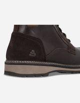 Botines Bototos Urbanos Hombre Cuero Grain-6-22 Café Bullboxer