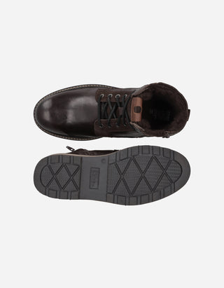 Botines Bototos Urbanos Hombre Cuero Grain-6-22 Café Bullboxer