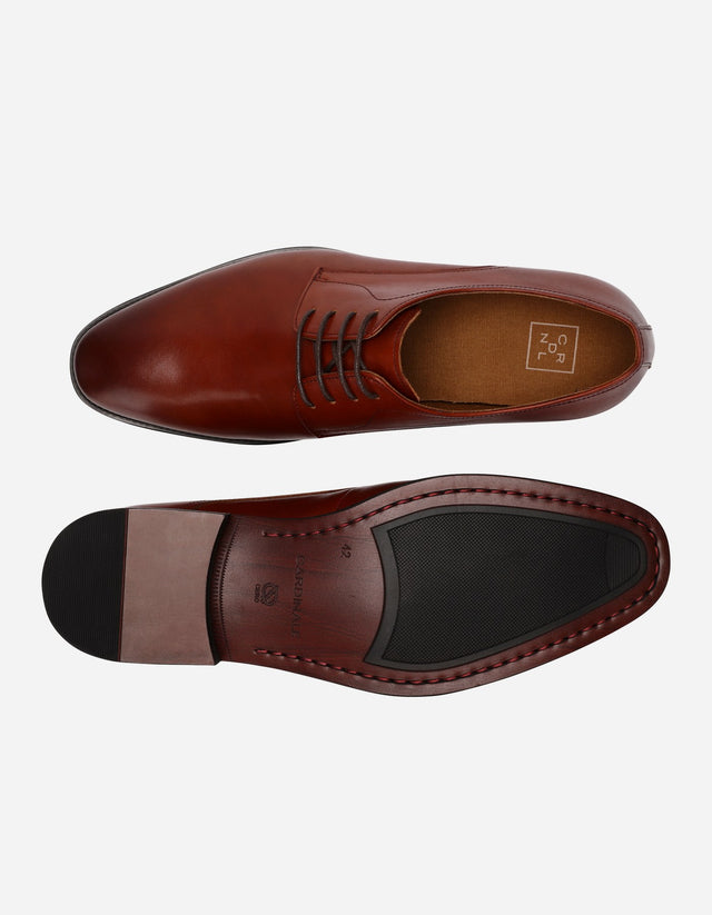 Zapatos Hombre Cordones Cuero Granier-0-86 Café B