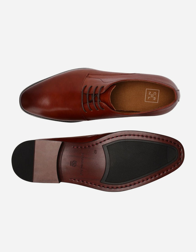 Zapatos Hombre Cordones Cuero Granier-0-86 Café