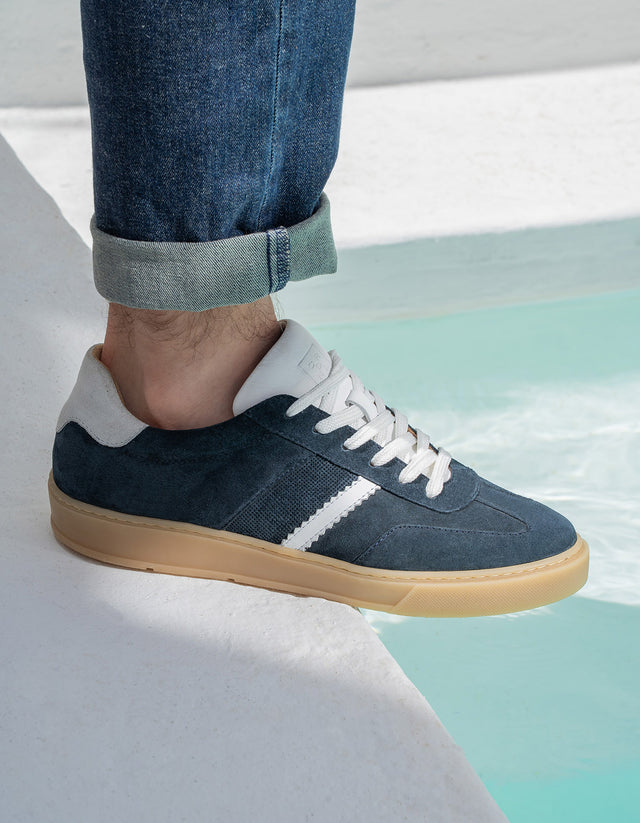 Zapatillas Hombre Cuero Gregory-0-54 Azul