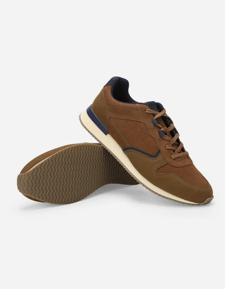 Zapatillas Hombre Cuero Harford-0-07 Brandy