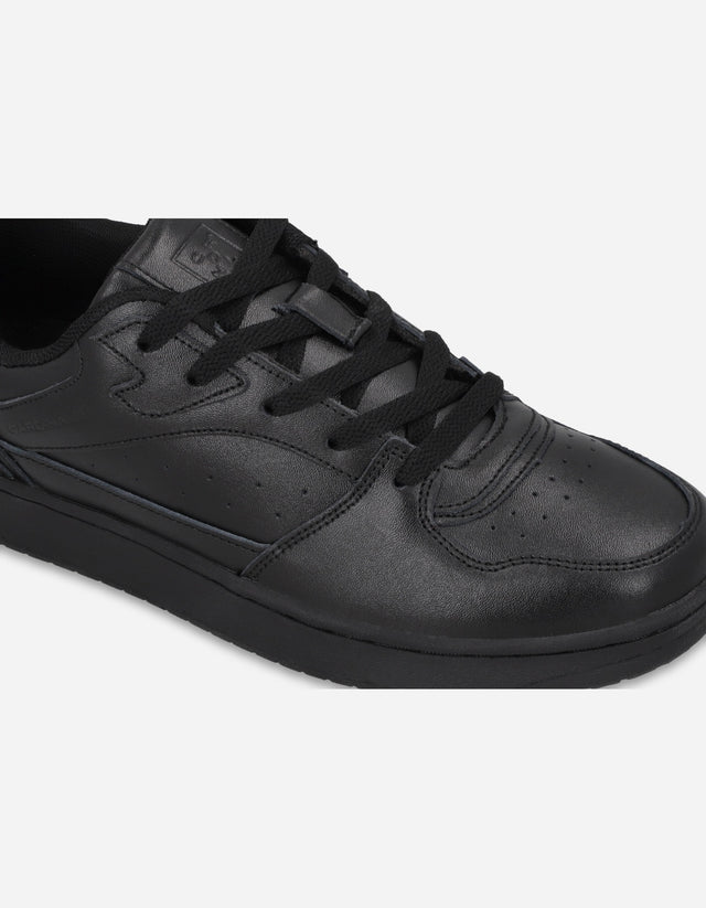 Zapatos Zapatillas Escolares Hombre Cuero Hobbs-0-01 Negro B
