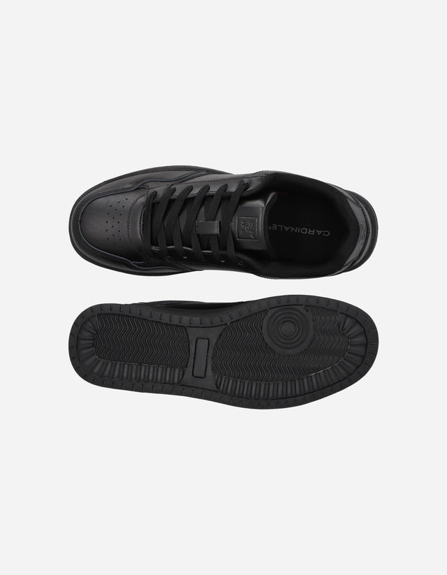 Zapatos Zapatillas Escolares Hombre Cuero Hobbs-0-02 Negro