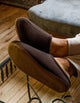 Pantuflas Hombre Textil Hovel-2-02 Café