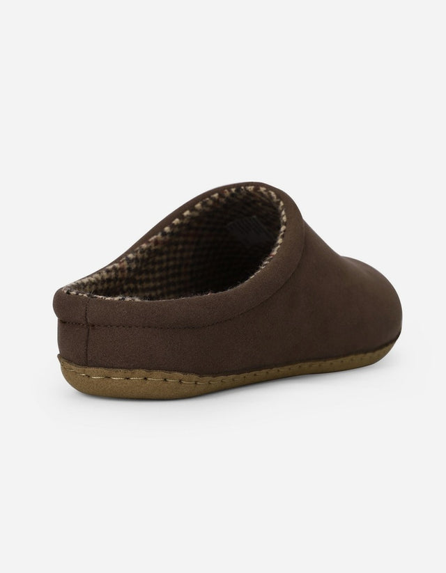 Pantuflas Hombre Textil Hovel-2-02 Café