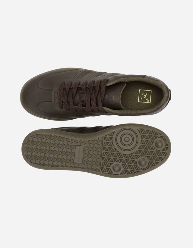 Zapatilla Urbana Hombre Cuero Janeiro Café