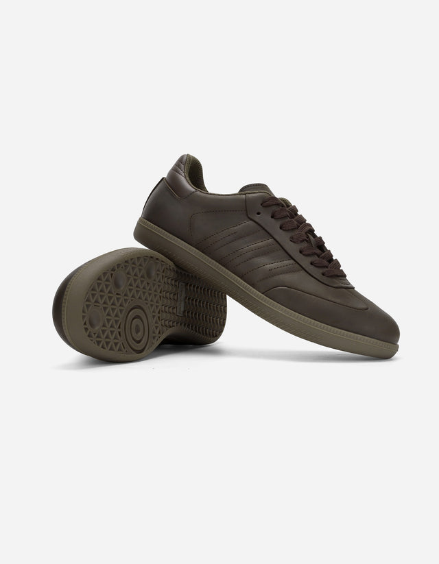 Zapatilla Urbana Hombre Cuero Janeiro Café