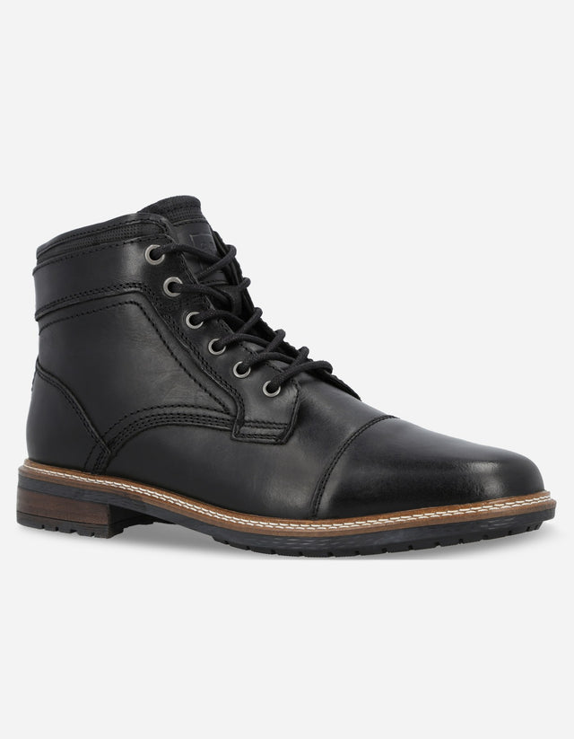 Botines Formal Casual Hombre Cuero Joni Negro