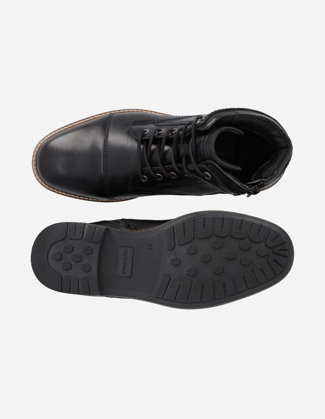 Botines Formal Casual Hombre Cuero Joni Negro