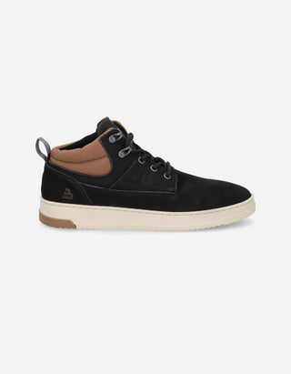 Bullboxer Zapatillas Hombre Caña Alta Cuero Keswick-6-76 Negro