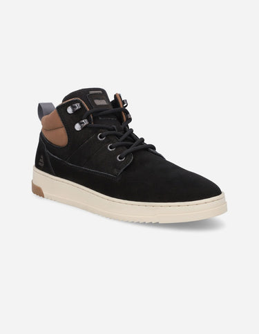 Bullboxer Zapatillas Hombre Caña Alta Cuero Keswick-6-76 Negro