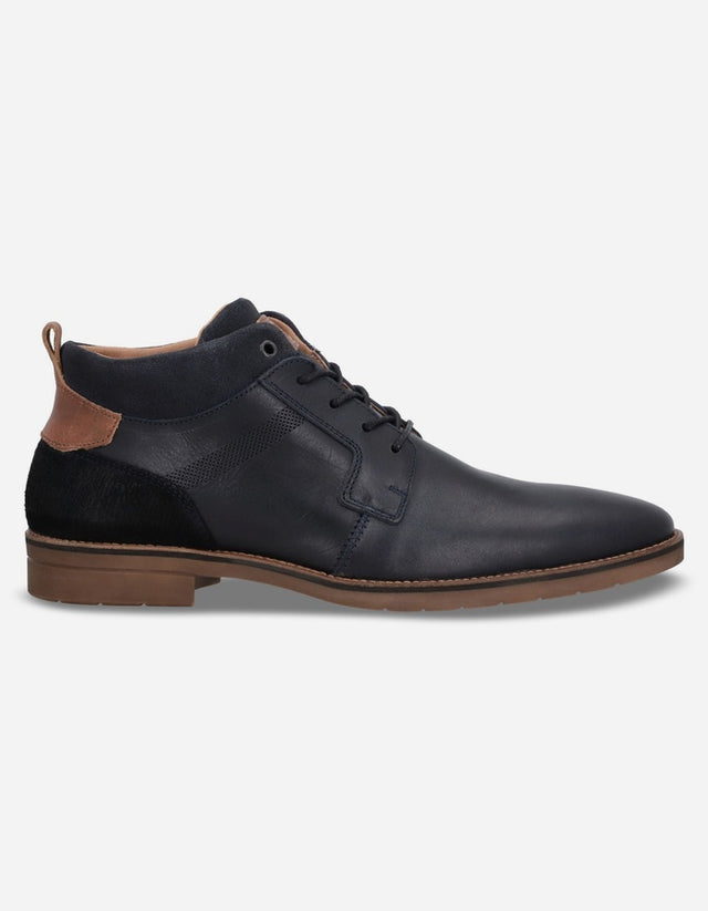 Bullboxer Botines Hombre Cuero Laeken-6-65 Azul