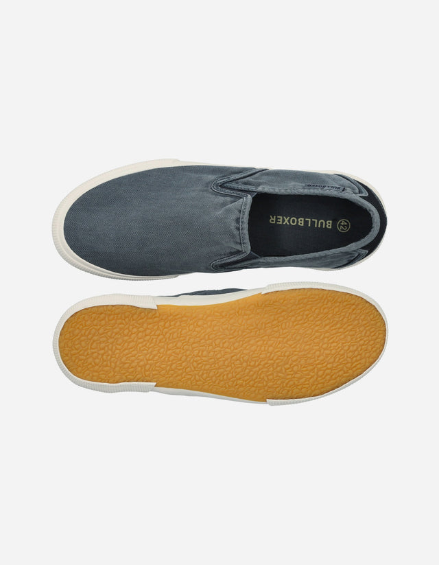 Zapatillas Slip-On Hombre Textil Lanzarote Azul Bullboxer