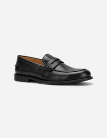 Mocasín Formal Hombre Cuero Penny Loafer Lark Negro