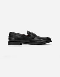 Mocasín Formal Hombre Cuero Penny Loafer Lark Negro