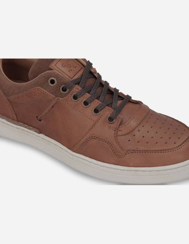 Zapatillas Hombre Cuero Launch-0-23 Brandy